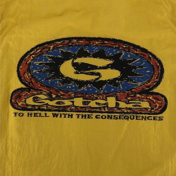 80s Gotcha windbreaker jacket 1980s vintage - Picture 5 of 12